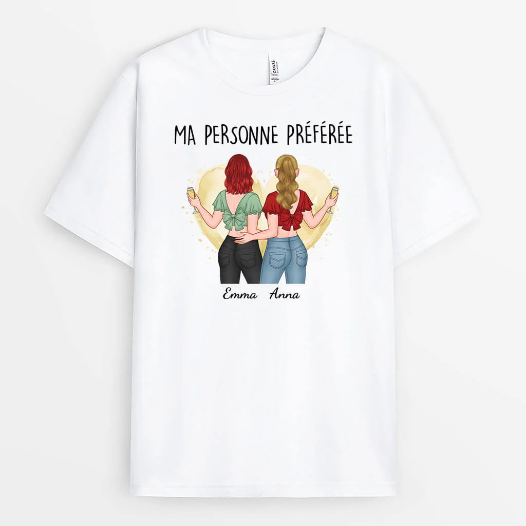 Tee Shirt Personnalisé Femme – Ma Personne Préférée - Image 2