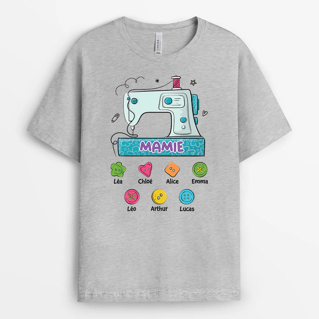 T-shirt Maman/ Mamie Couture Personnalisé - Image 2