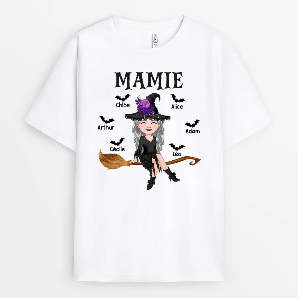 T-shirt Mamie Halloween Personnalisé