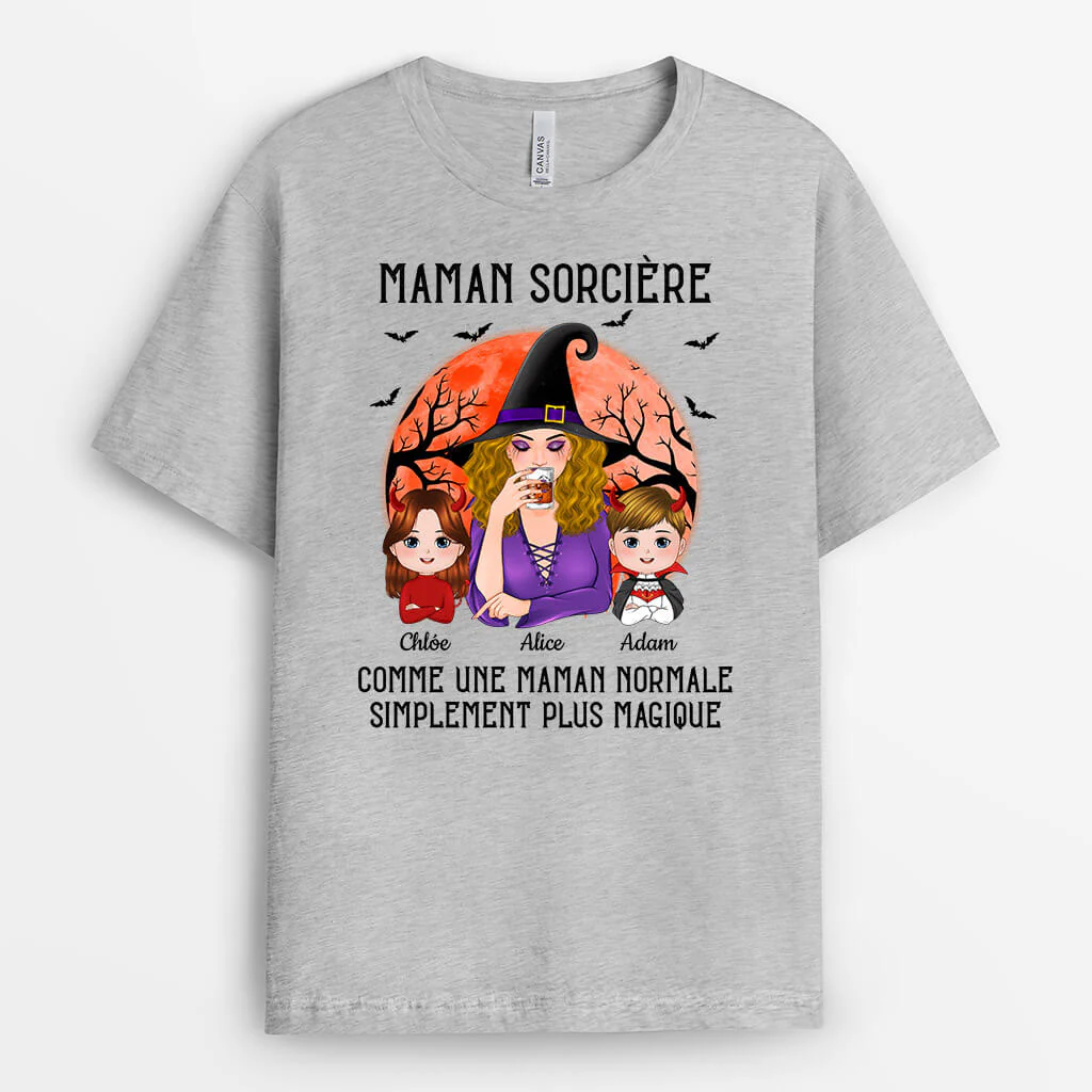 T Shirt Mamie Personnalisé - Mamie Sorcière - Image 2