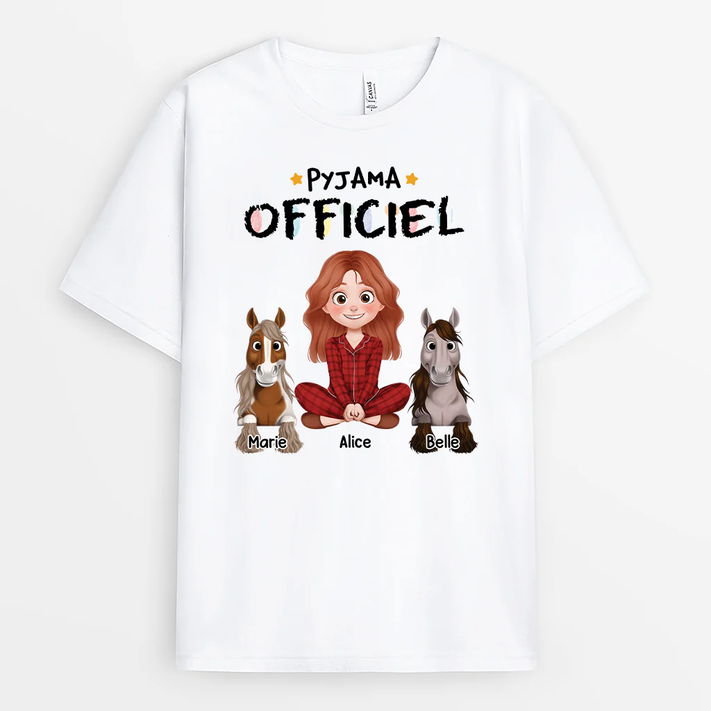Pyjama Cheval - T-shirt Personnalisé