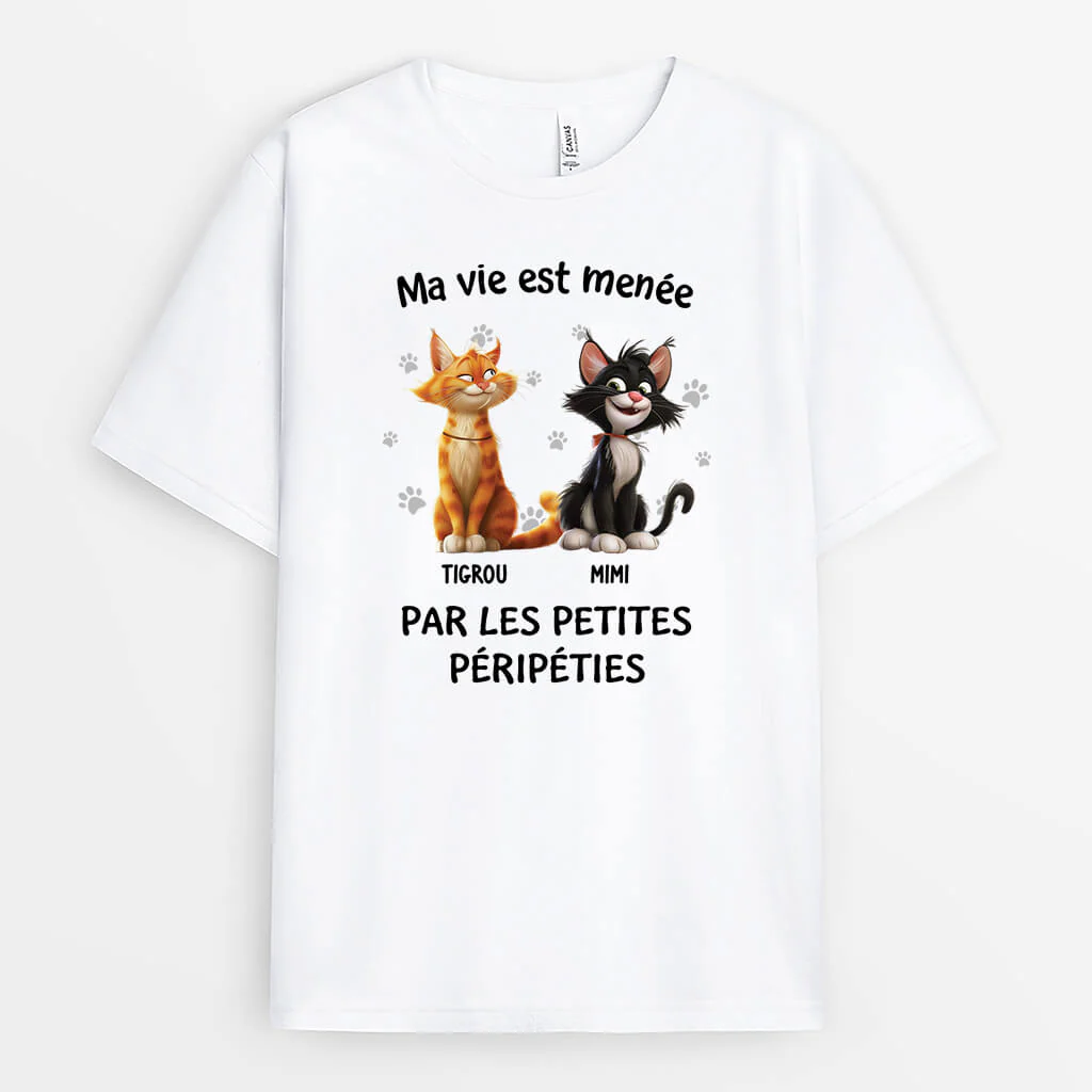T Shirt Personnalisé Chat – Les Petites Péripéties