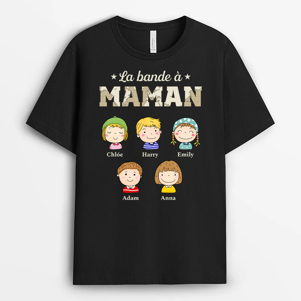 Tee Shirt Personnalisé Maman - La Bande À Maman