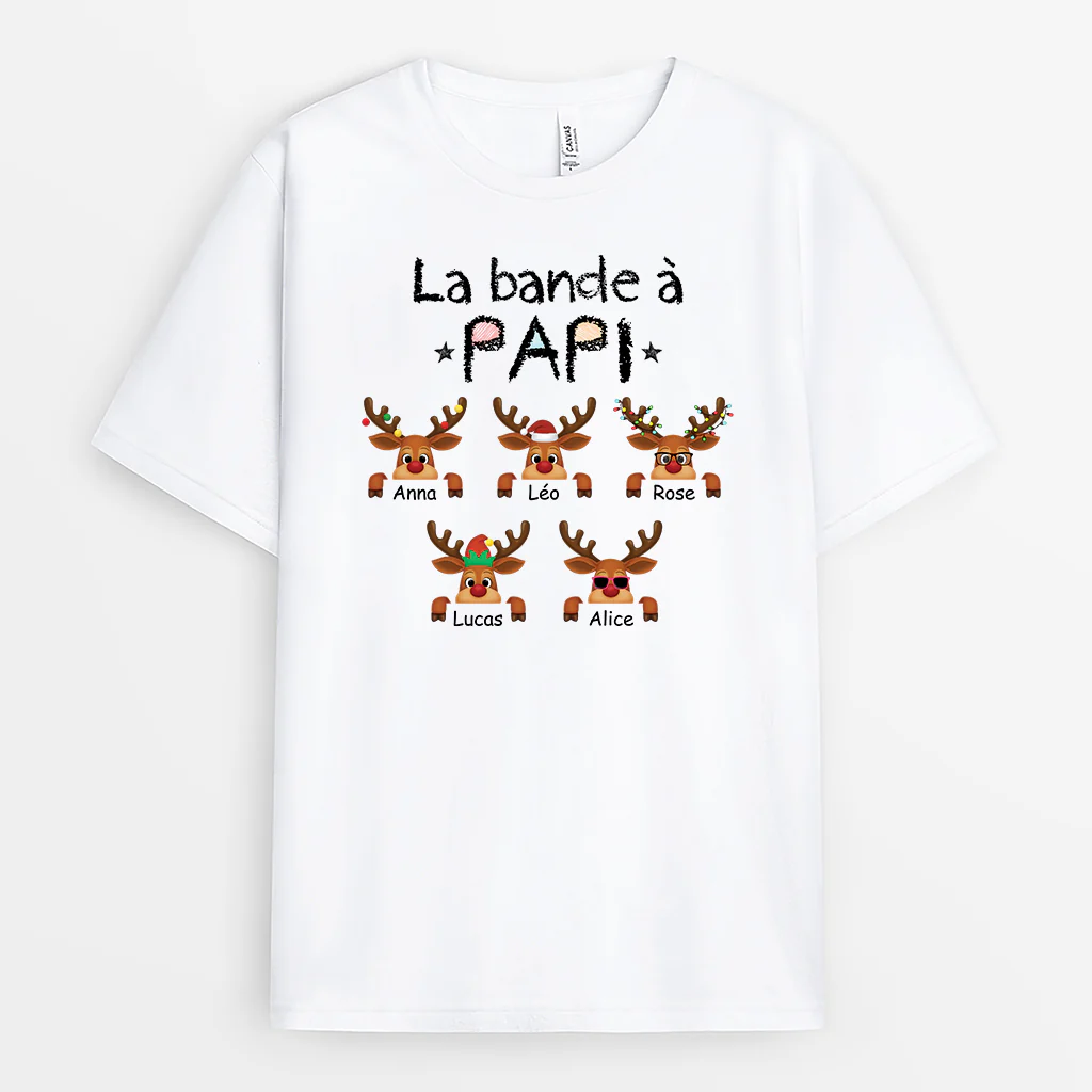 T-shirt Personnalisé - Jolis Rennes De Papy Mamie