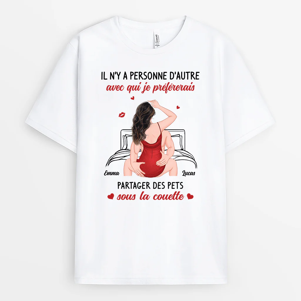 Tee Shirt Personnalisé Couple – Il N’y A Personne D’autre