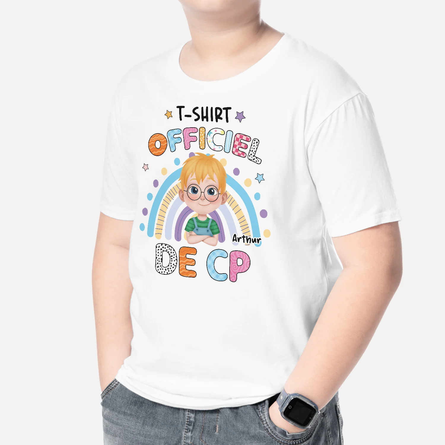 Tee Shirt Personnalisé Enfant - Officiel de la Maternelle - Image 2