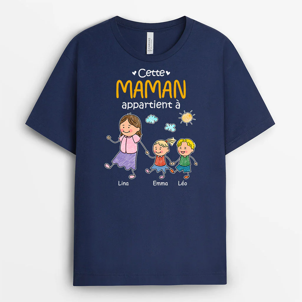 T-shirt Personnalisé Famille Humour - La Bande À Papy Papa Mamie Maman - Image 2