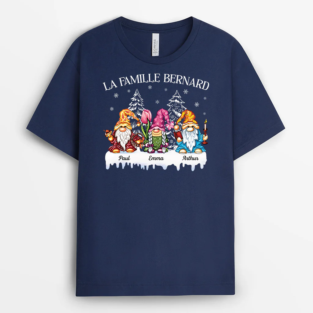 T-Shirt Personnalisé Famille | La Famille Gnome Magique - Image 2