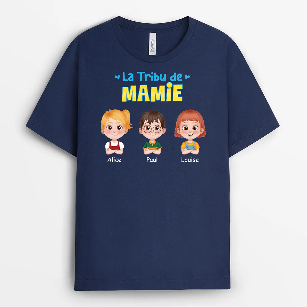 T-shirt Personnalisé Femme - Les Minions De Mamie/Maman - Image 2