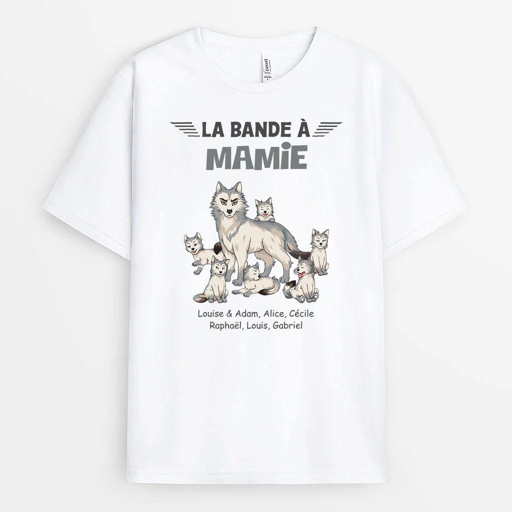 T-shirt Personnalisé - La Bande À Mamie Papy Loup - Image 2