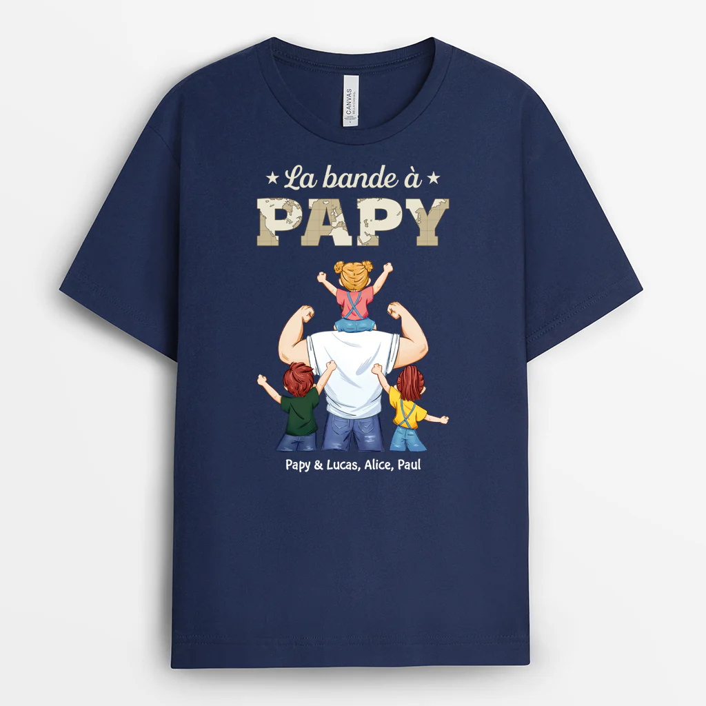 Tee Shirt Personnalisé pour Papa - Design Papa Musclé - Image 2