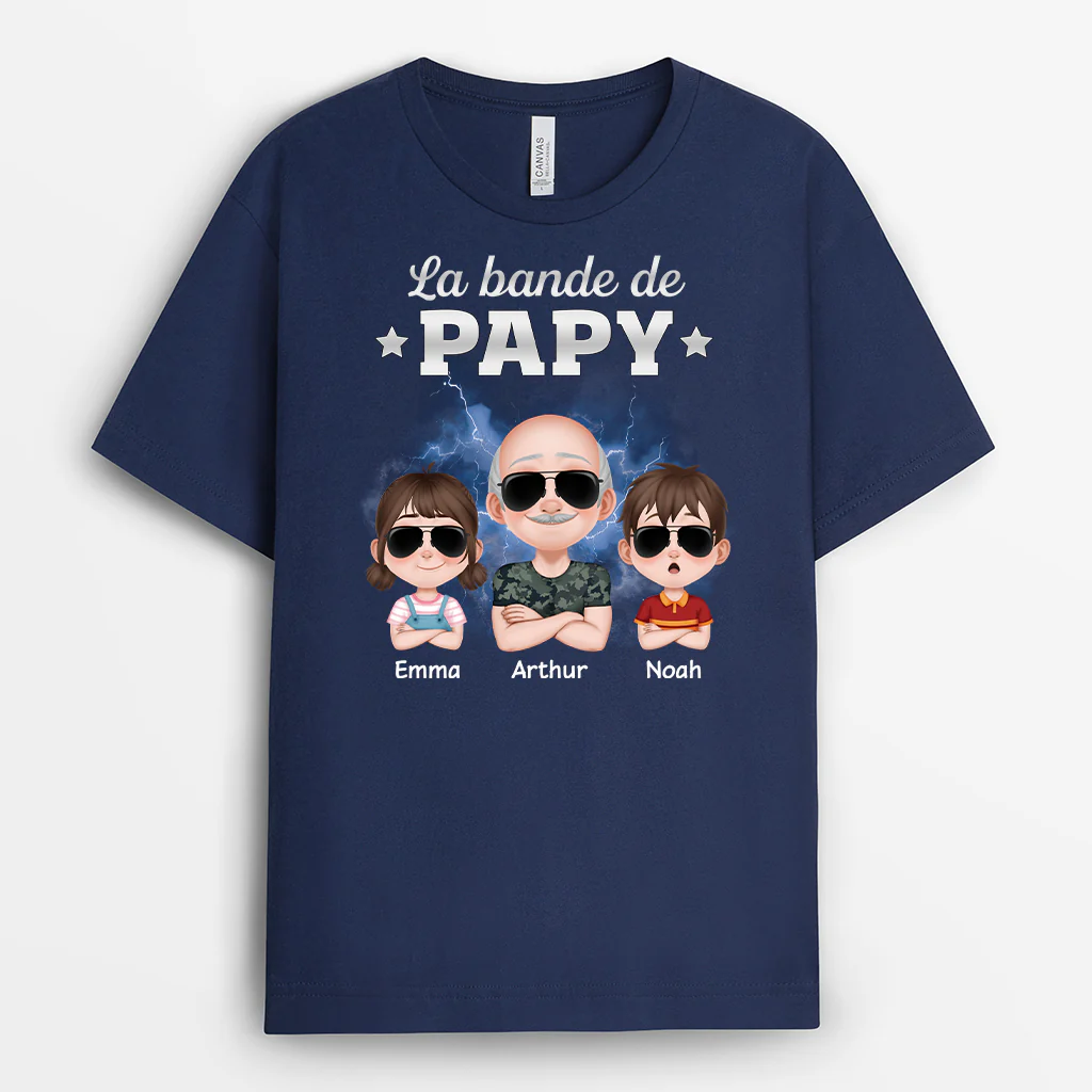 Tee Shirt Papa Personnalisé - La Bande à Papa - Image 2
