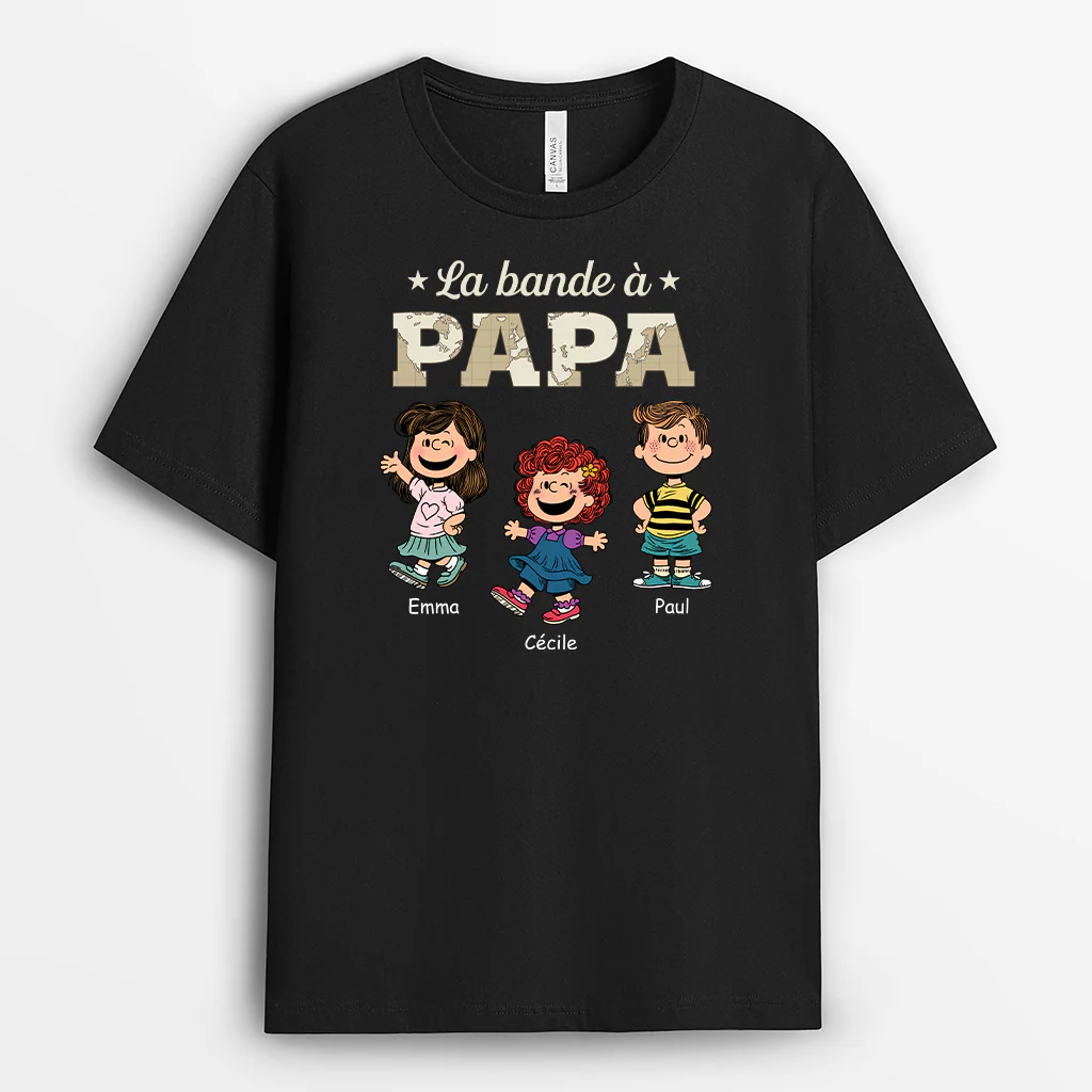T-shirt Personnalisé - La Bande À Papa - Version BD