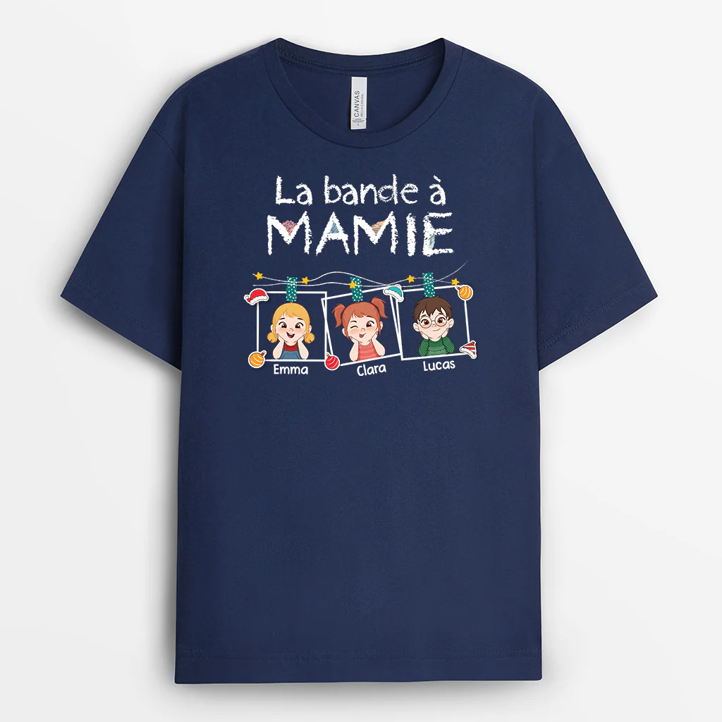 T-shirt Personnalisé - La Bande À Papy Mamie De Noël - Image 2