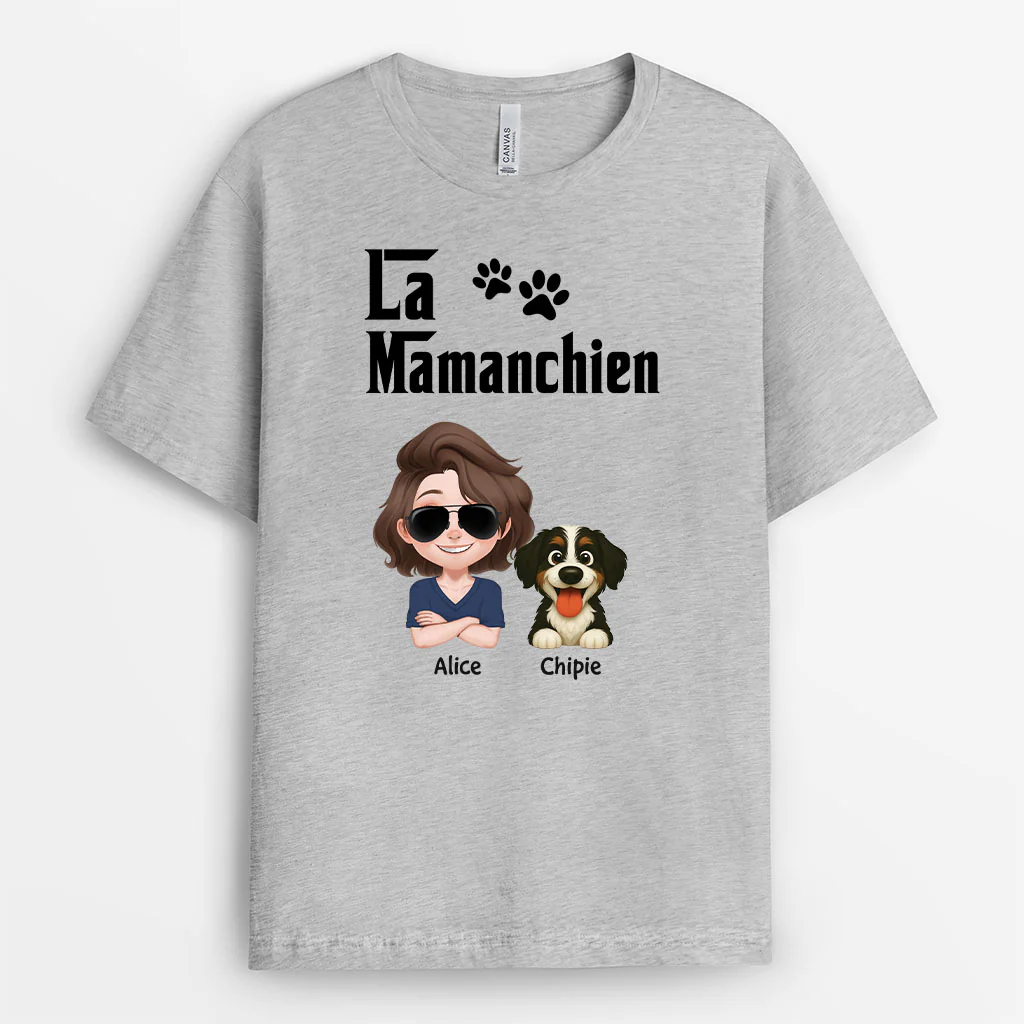 Tee shirt chien personnalisé – Le papa chien - Image 2