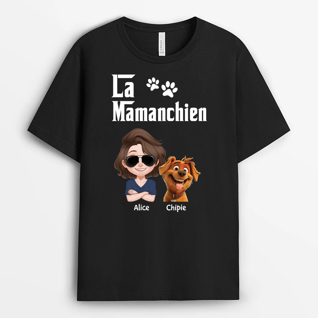 Tee Shirt Personnalisé Papa - Le Papa Chien - Image 2