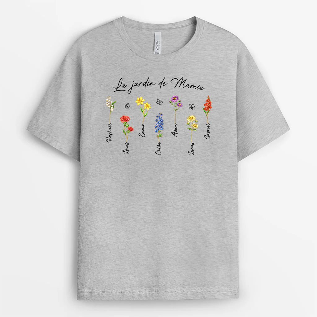 Tee Shirt Personnalisé Maman - Le Jardin De Maman - Image 2