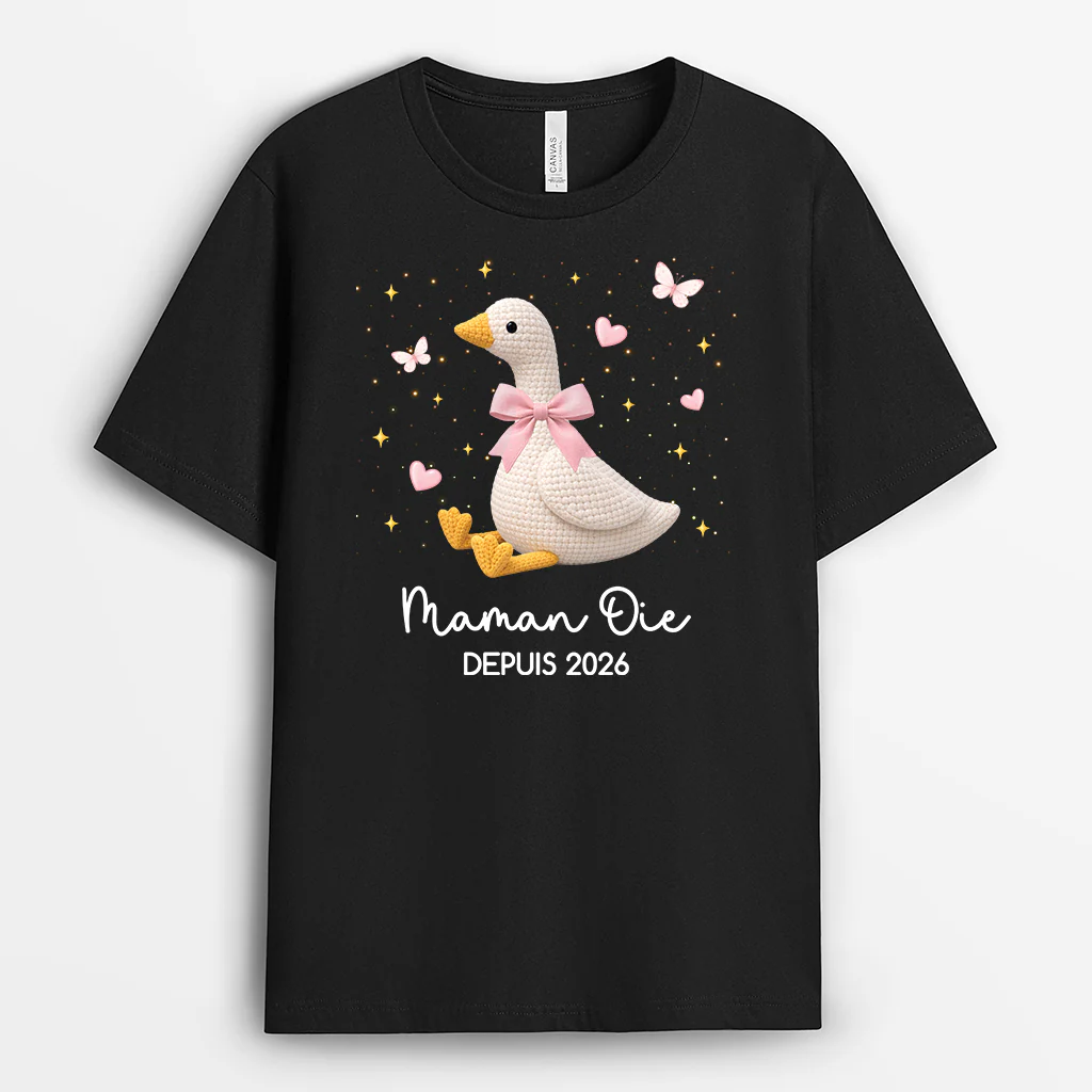 T-shirt Personnalisé Maman - Maman/Mamie Oie