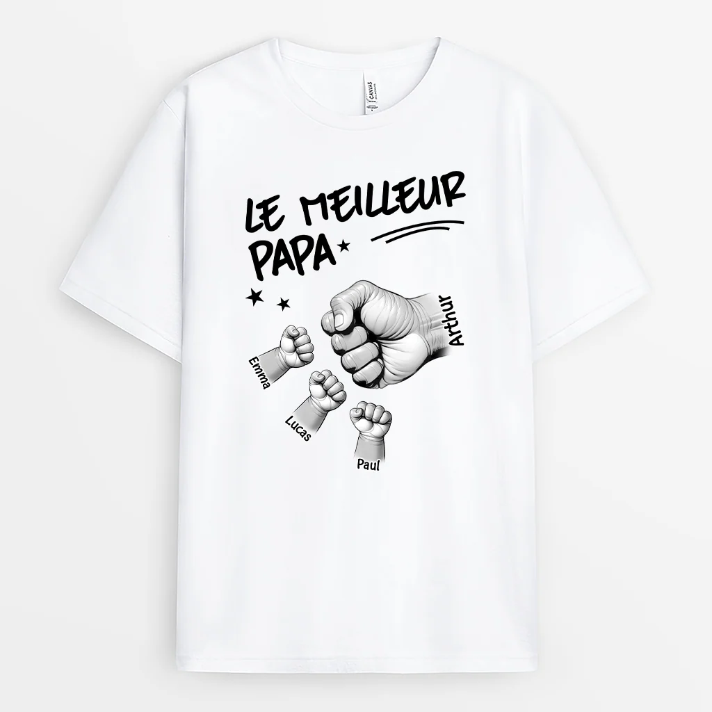 Tee Shirt Personnalisé Papa Et Fils | Meilleur Papa