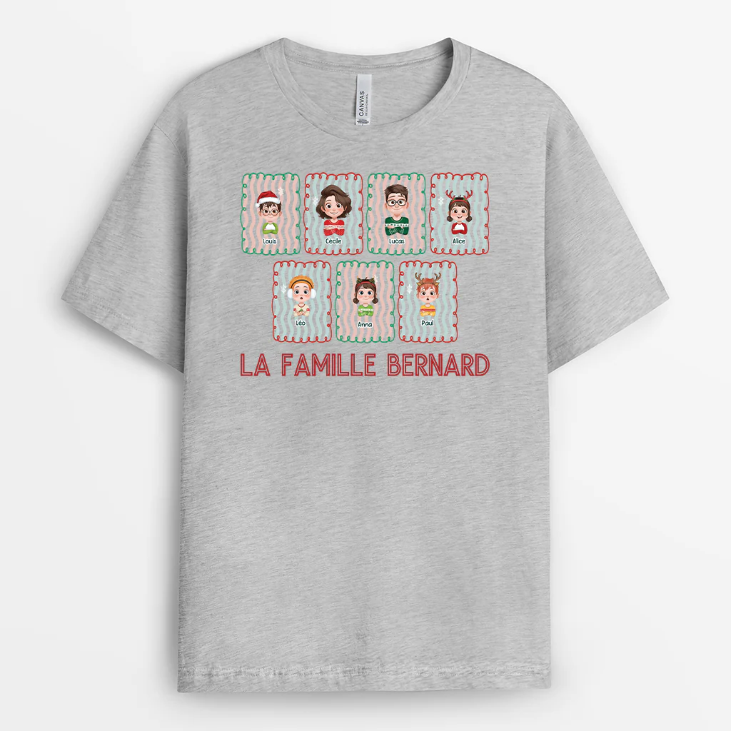 T-shirt Personnalisé - Noël Et Notre Famille - Image 2