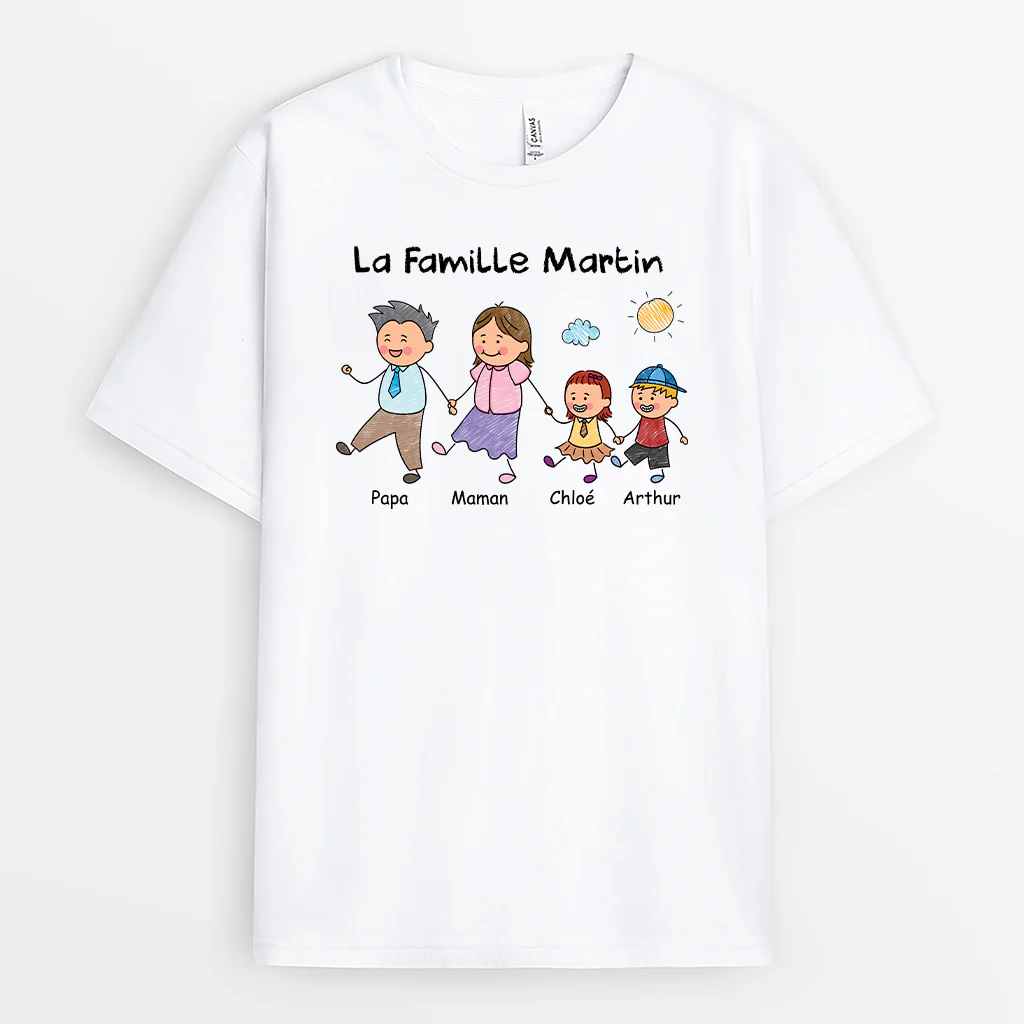 Tee Shirt Famille Assorti | Notre Famille Mignonne Personnalisé