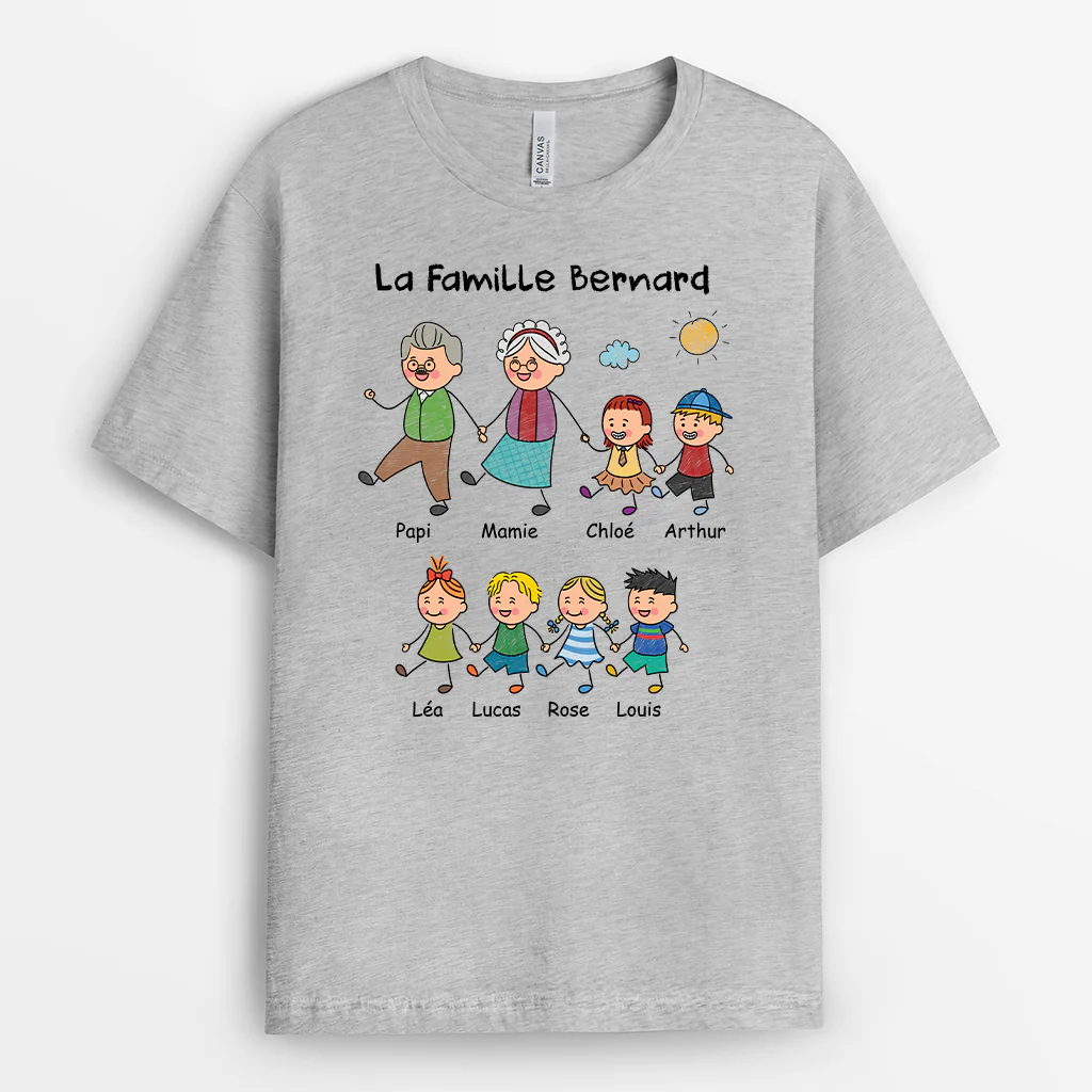 Tee Shirt Famille Assorti | Notre Famille Mignonne Personnalisé - Image 2