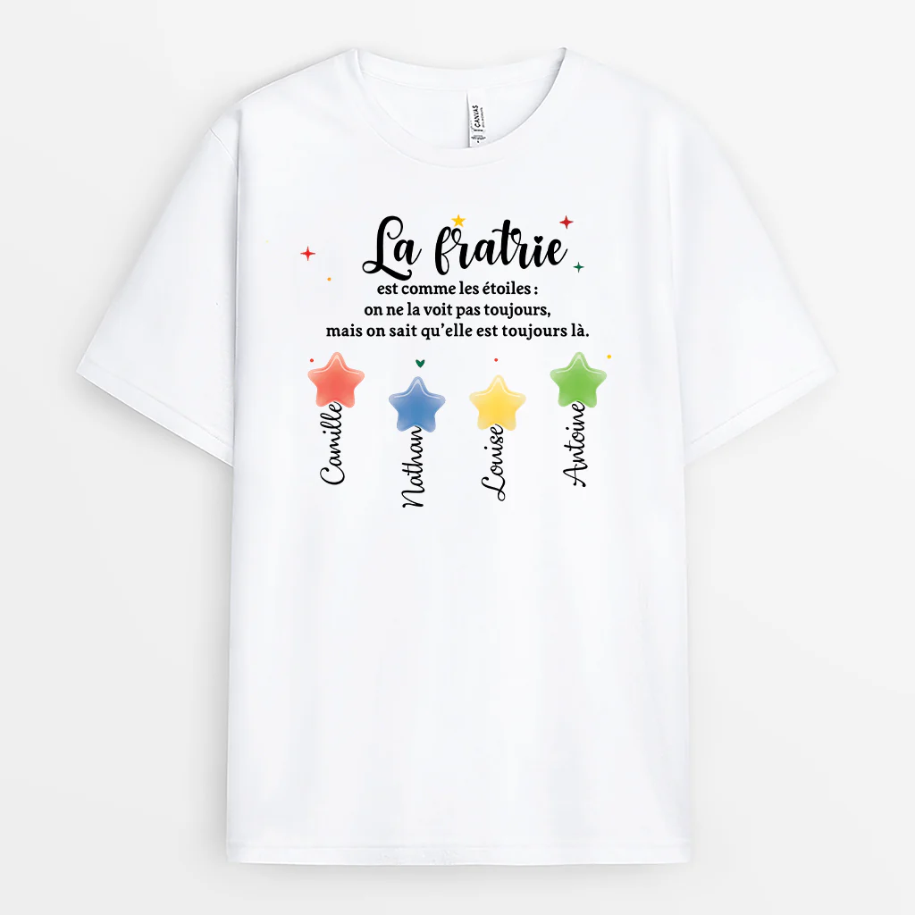T-shirt Personnalisé Meilleure Amie - Comme Les Étoiles