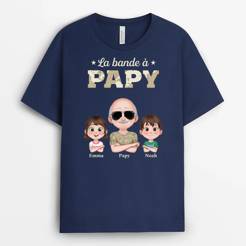 T-shirt Personnalisé - La Bande À Mamie Version Noir - Image 2