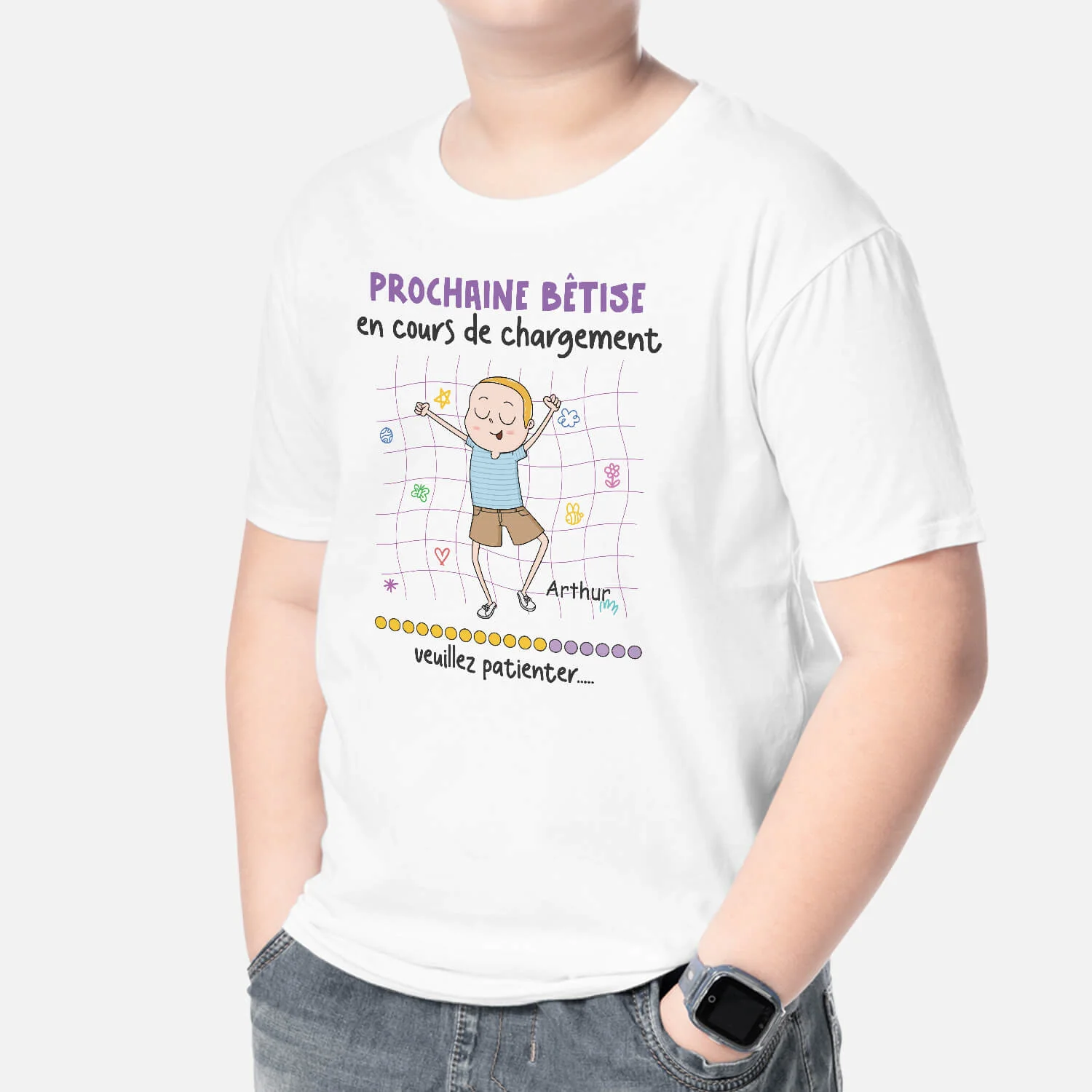 Tee Shirt Personnalisé Femme Humour – Prochaine Bêtise - Image 2