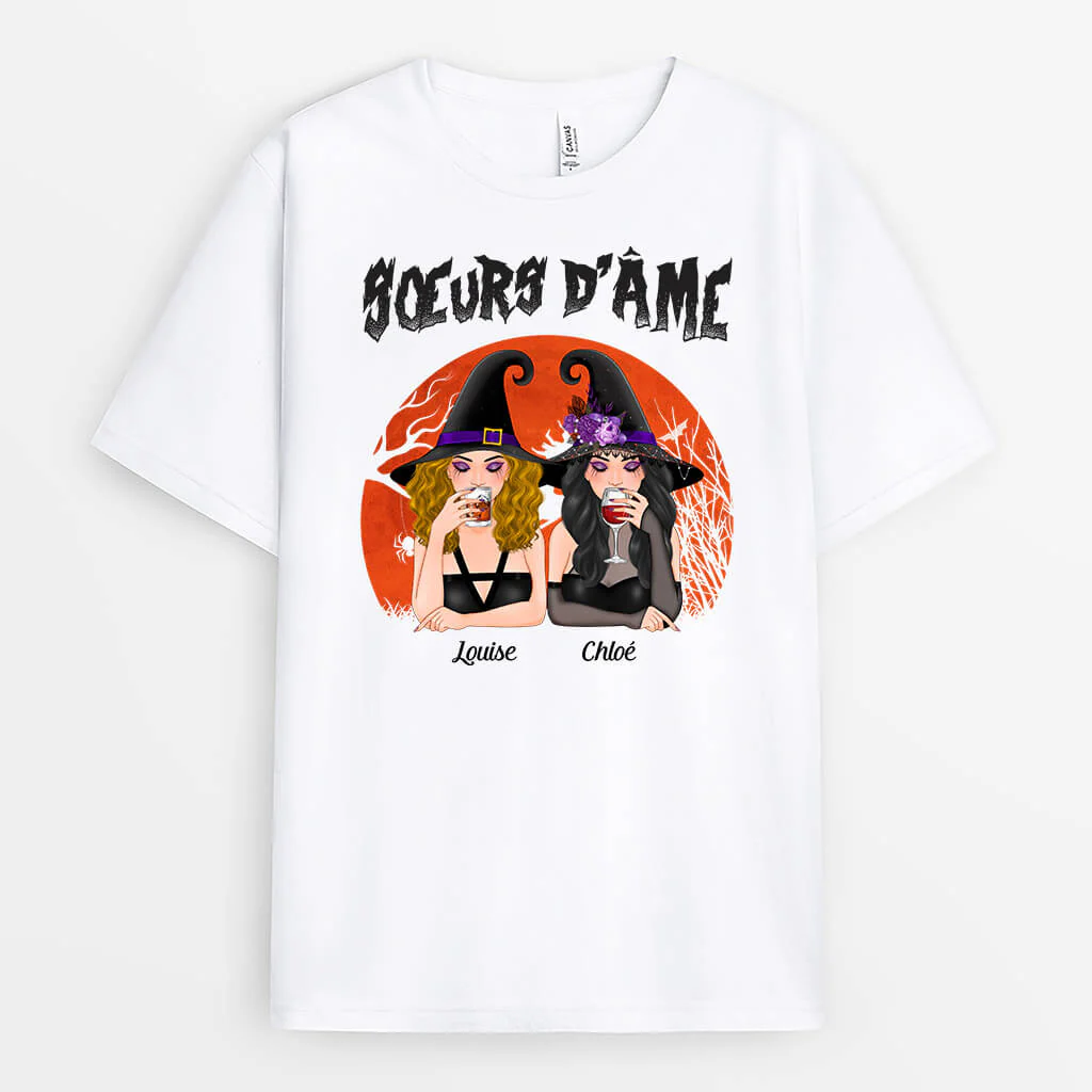 T-Shirt Personnalisé Femme – Sœurs D’Âme - Image 2