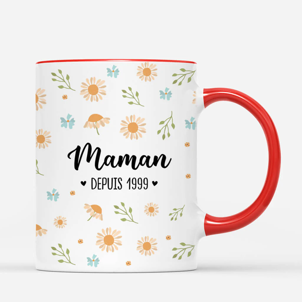 Mug personnalisé grand-mère – Maman et mamie charmante - Image 3