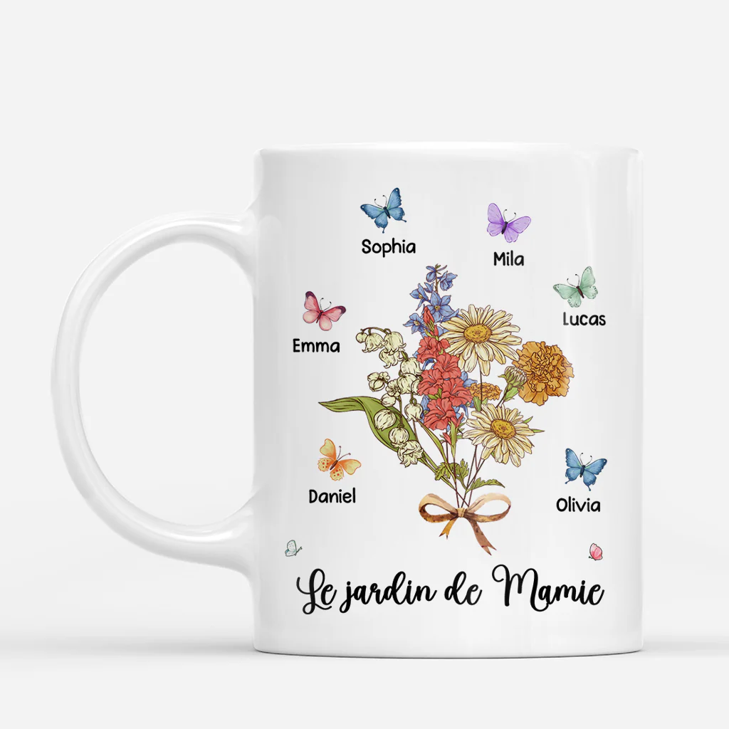 Tasse Maman Mamie Personnalisée - Le Jardin De Maman - Image 2