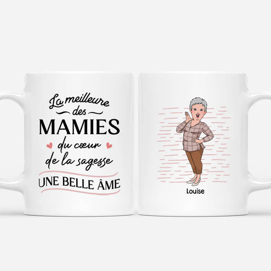 Tasse personnalisée mamie – La meilleure des mamies
