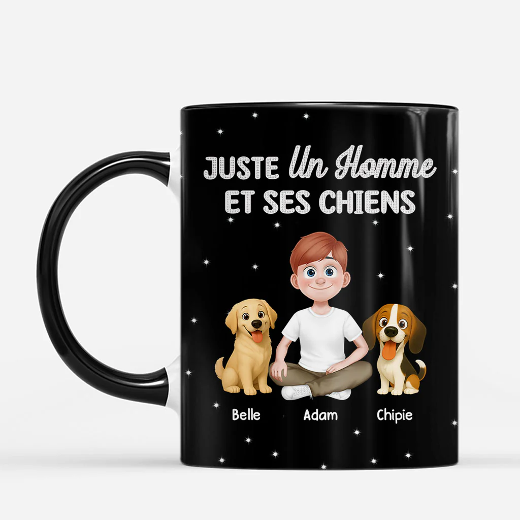 Tasse Personnalisée Chien | Juste Femme / Homme Et Son Chien