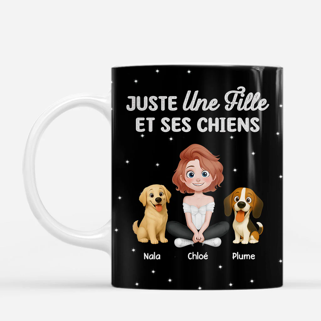 Tasse Personnalisée Chien | Juste Femme / Homme Et Son Chien - Image 2