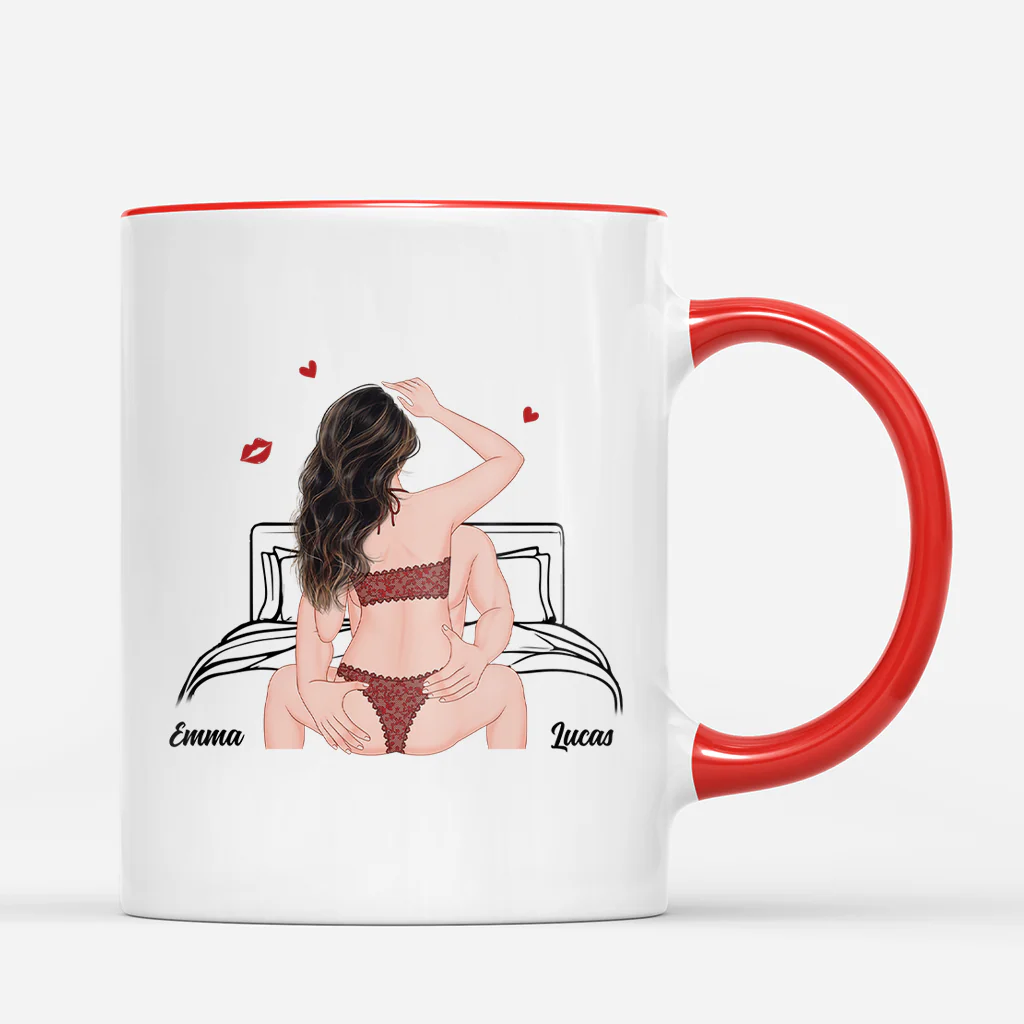 Tasse Personnalisée Couple Saint Valentin -  Je T'aime - Image 3