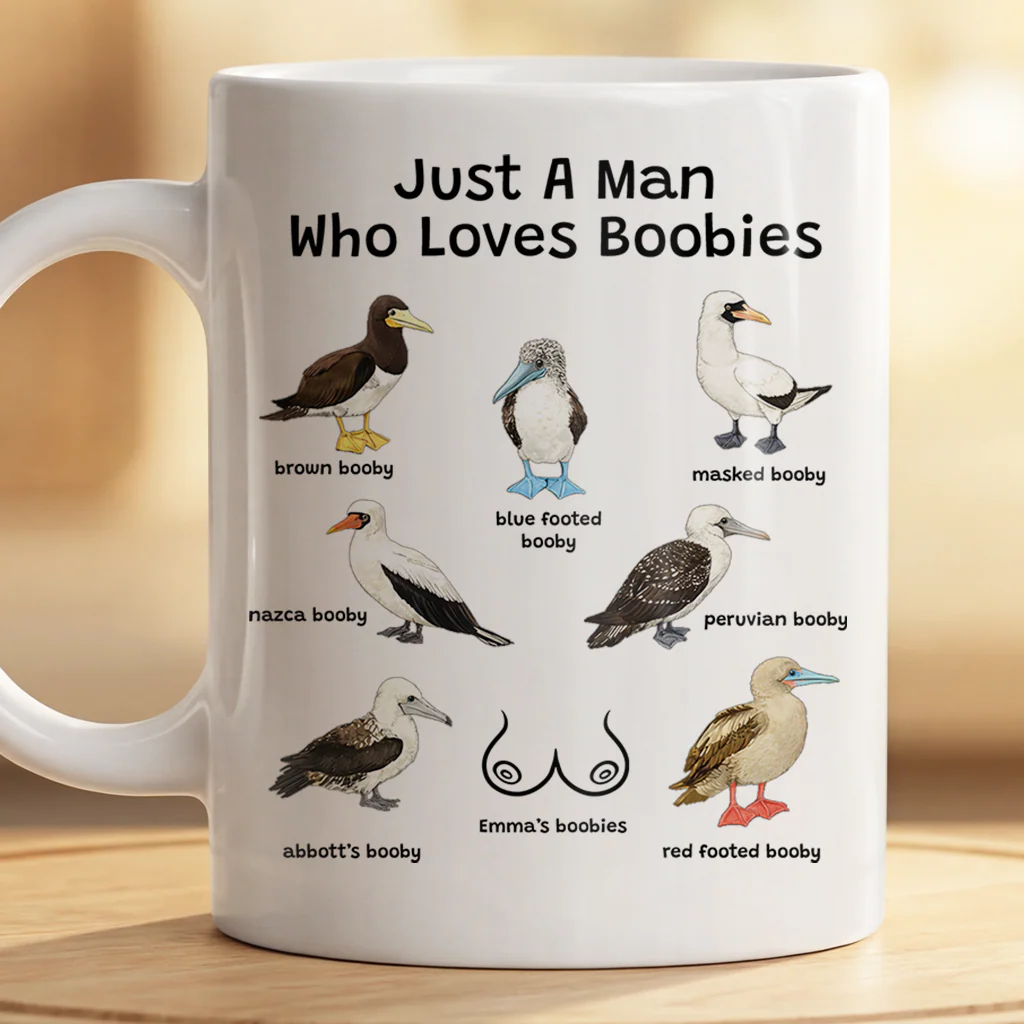 Tasse Personnalisee Humour Femme Homme Avec Jeu De Mots Nice Boobies - Cadeau Personnalise Femme - Image 2
