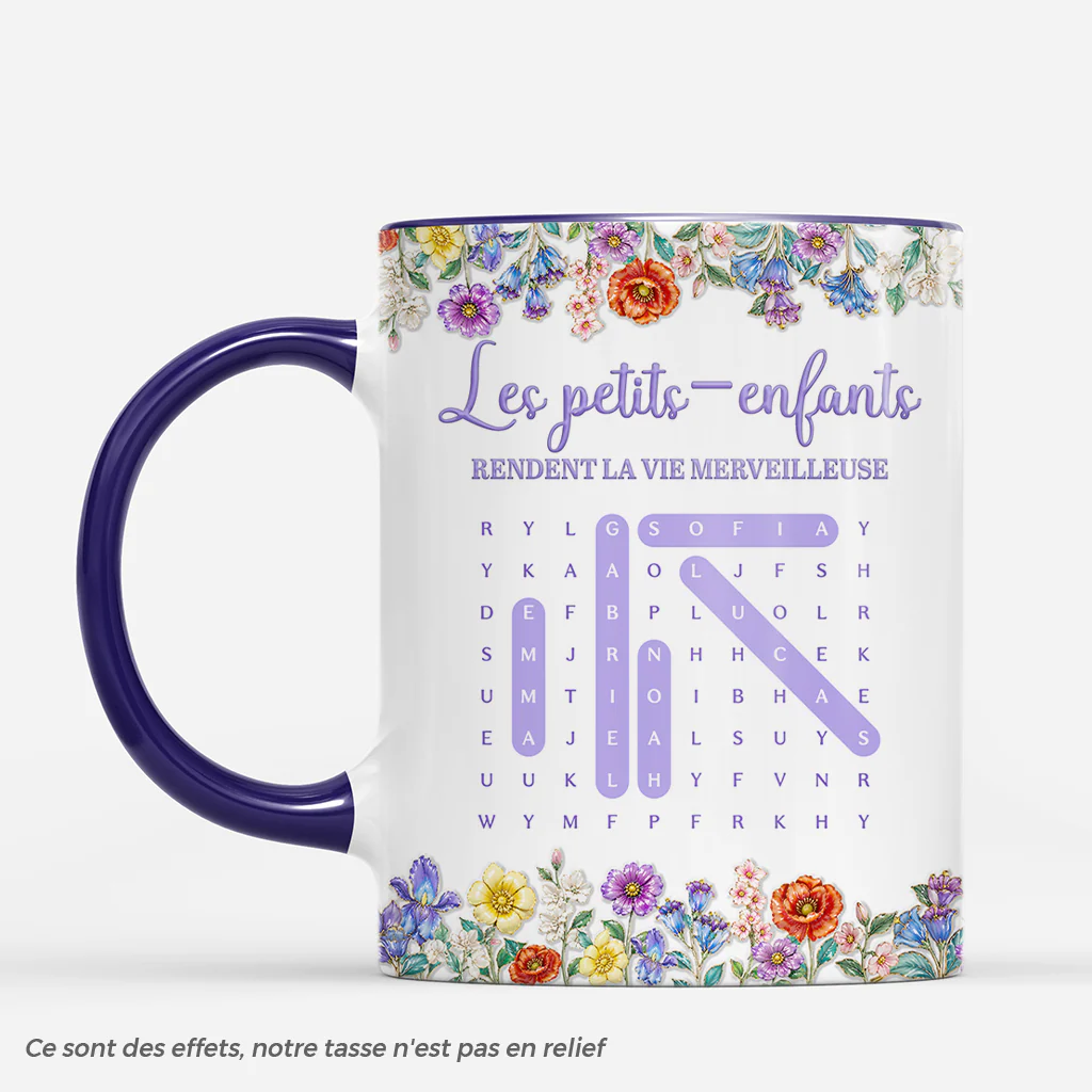 Tasse Personnalisée Maman Mamie - Grande Vie Avec Enfants