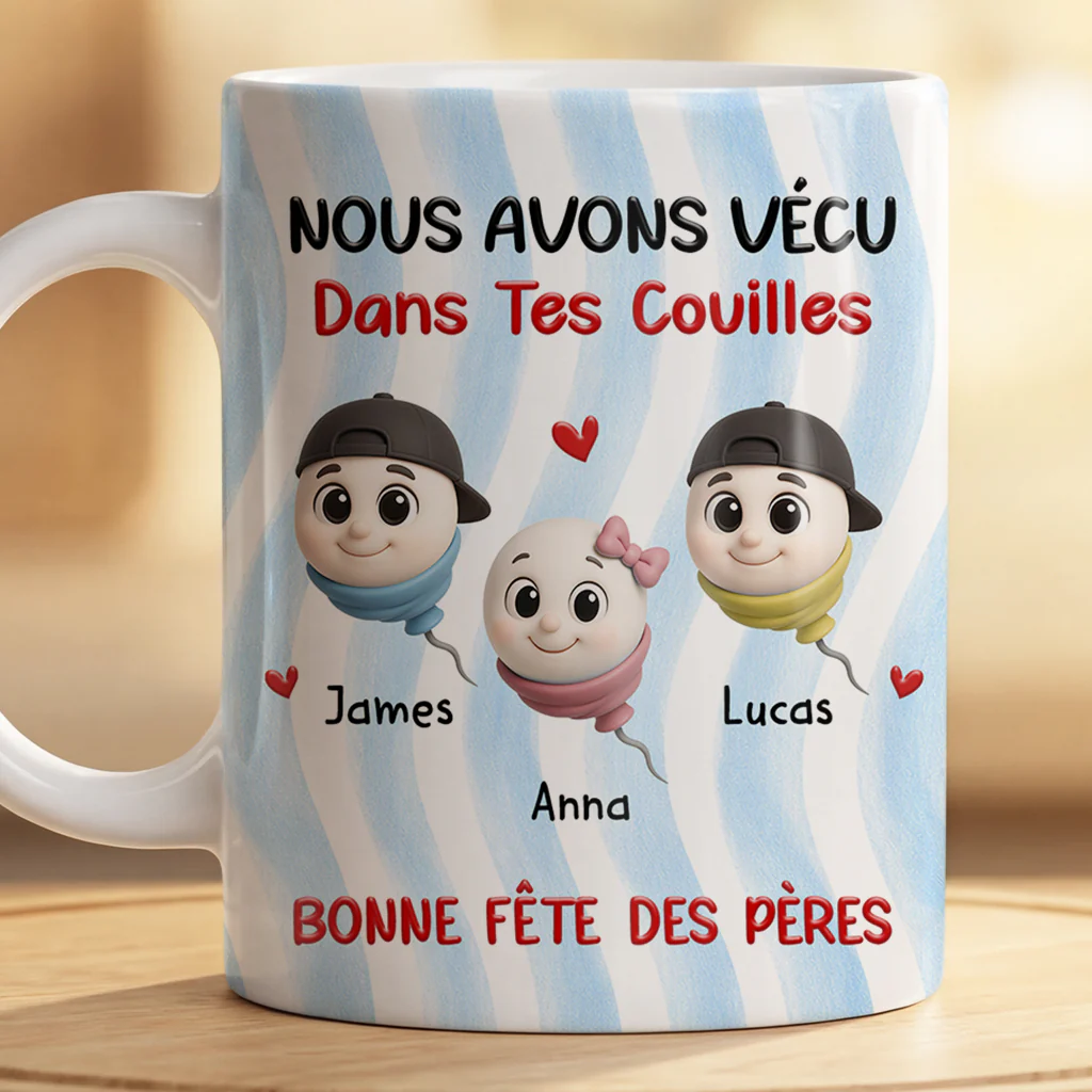 Tasse Personnalisée Maman Papa - Cadeau Fête Des Mères Drôle - Image 2