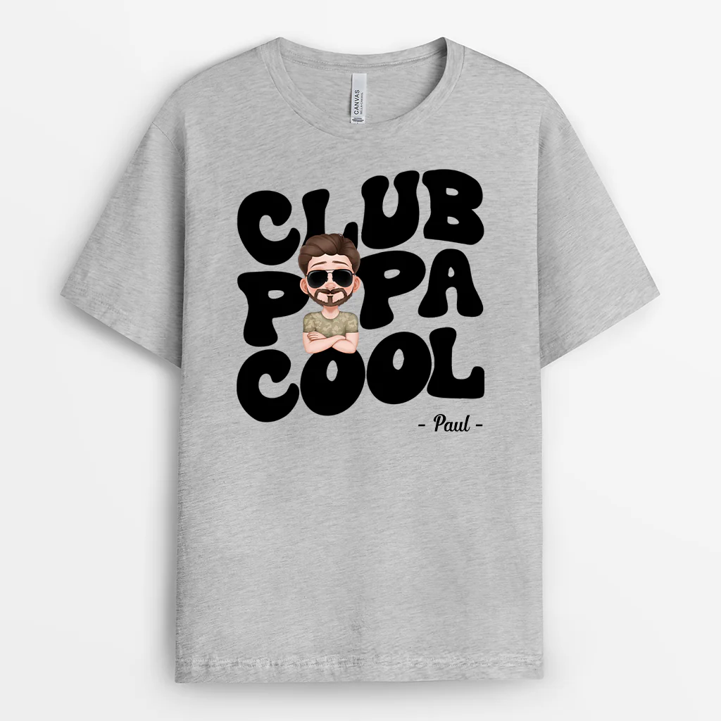 Club papa cool – T-shirt personnalisé homme