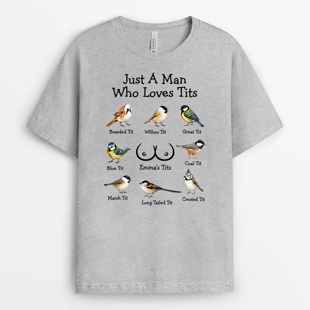 Tee Shirt Personnalisé Couple Avec Humour - Jolies Mésanges De Ma Femme - Image 2