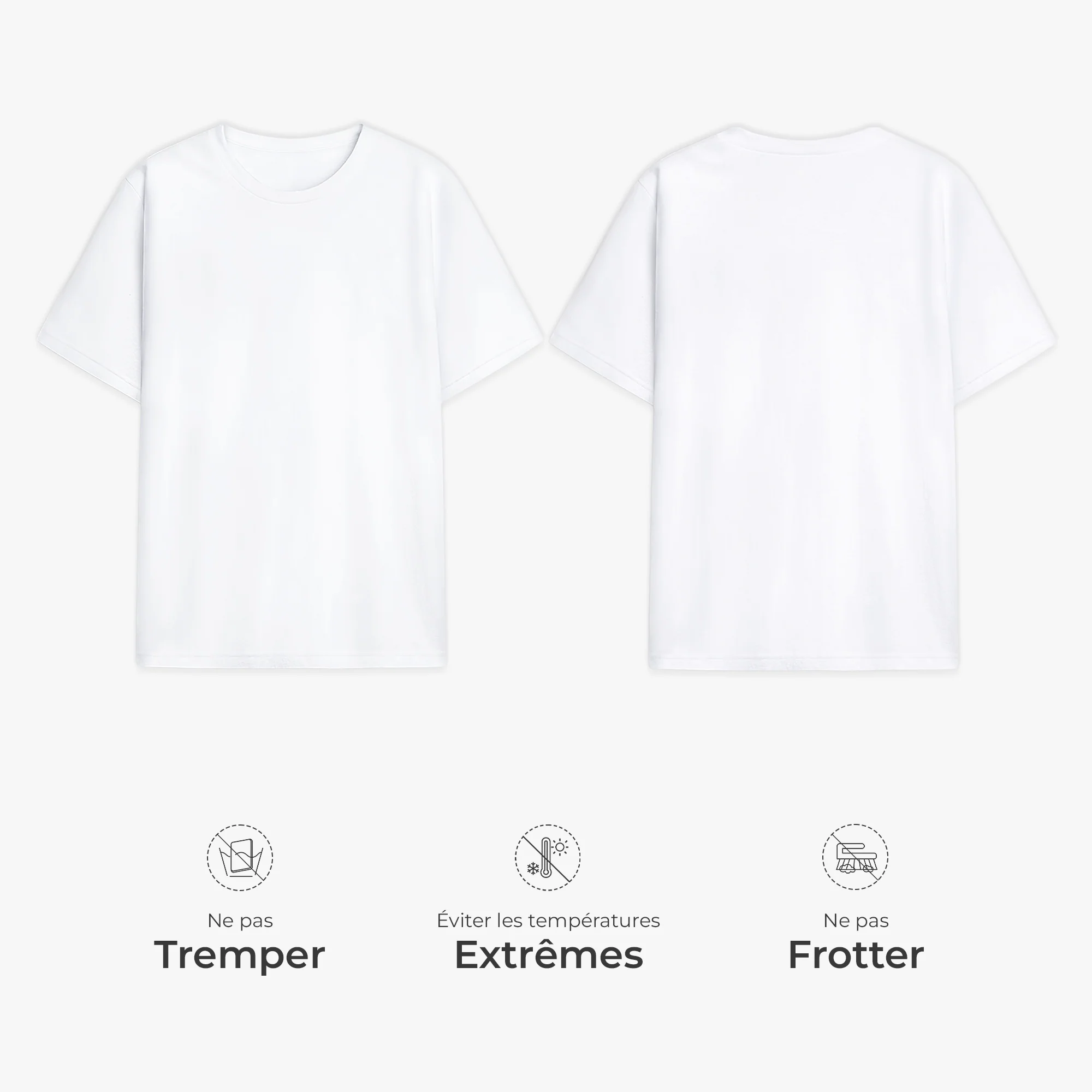 Tee Shirt Personnalisé Devant Et Dos - Cadeau Maman Et Papa Des Footballeurs - Image 4