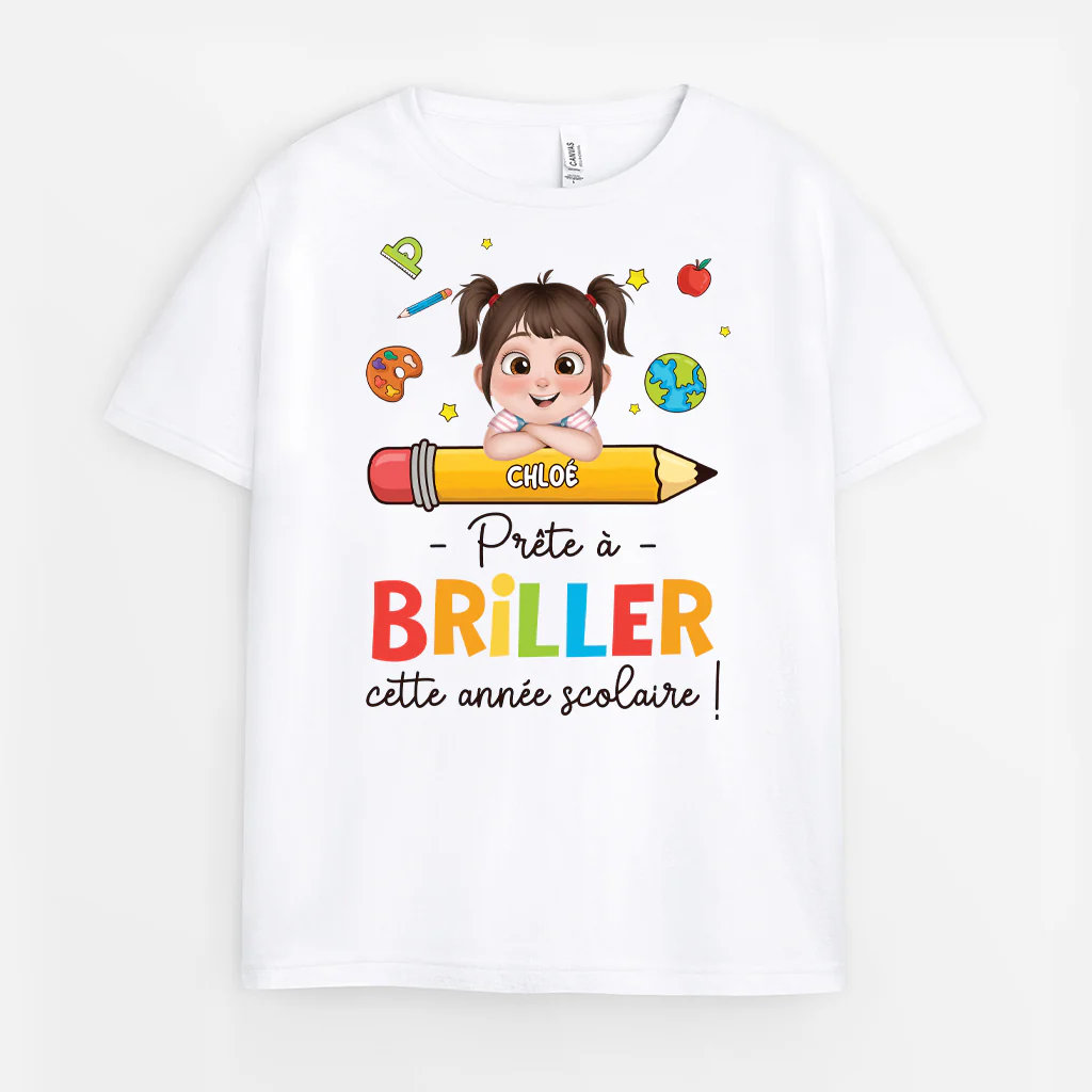 Tee Shirt Personnalisé Enfant - Prêt à Briller