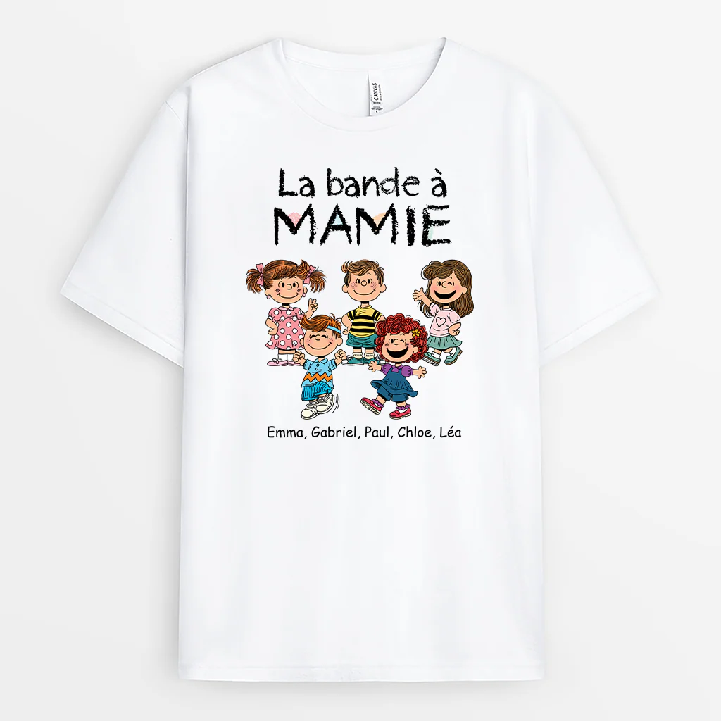 Tee Shirt Personnalisé - La Bande À Mamie - Version BD