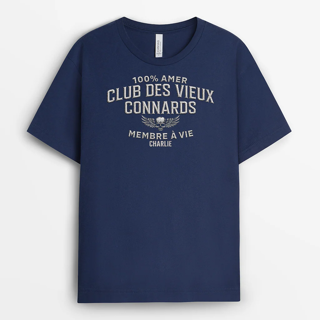 Tee Shirt Personnalisé Papa Papy Drôle - Membre À Vie - Image 2