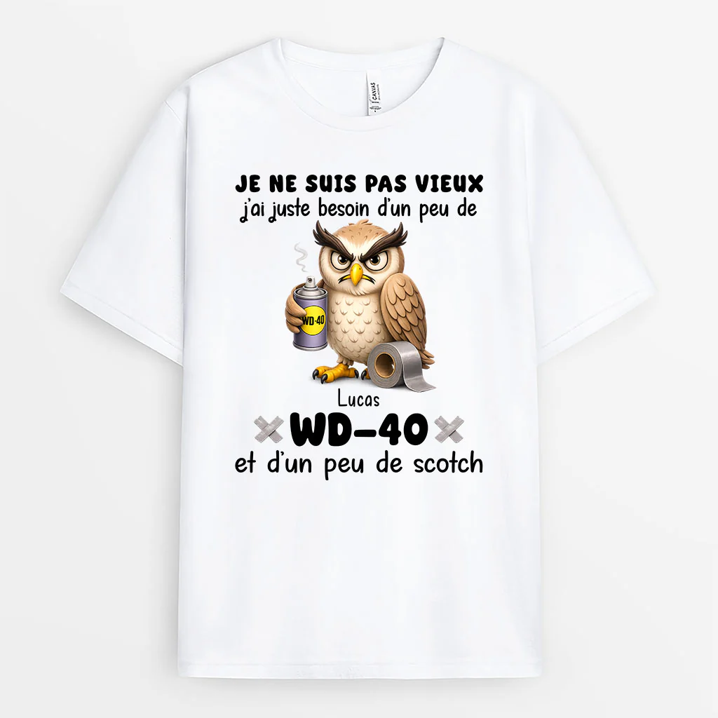 Tee Shirt Personnalisé Papa Papy - Je Ne Suis Pas Vieux