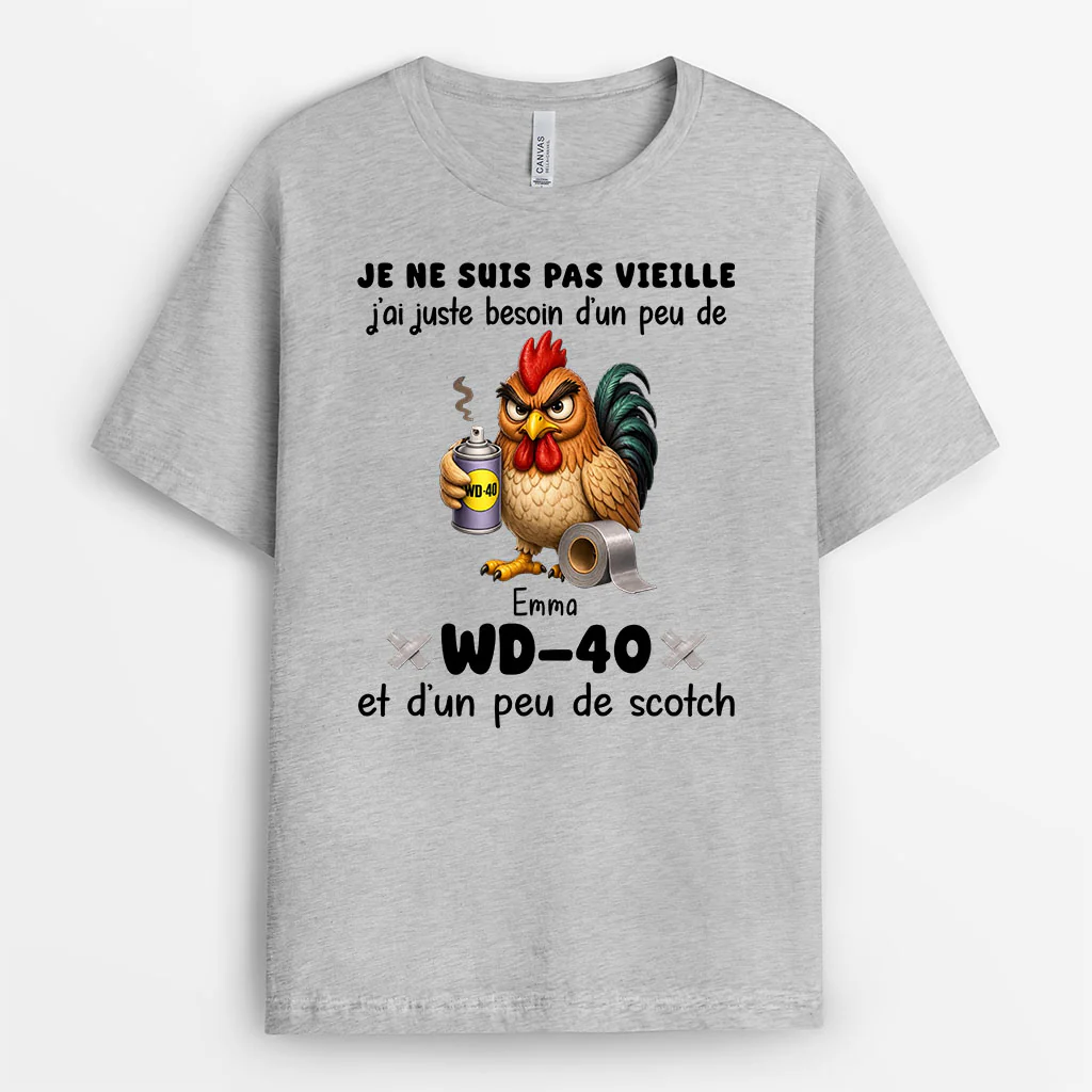 Tee Shirt Personnalisé Papa Papy - Je Ne Suis Pas Vieux - Image 2