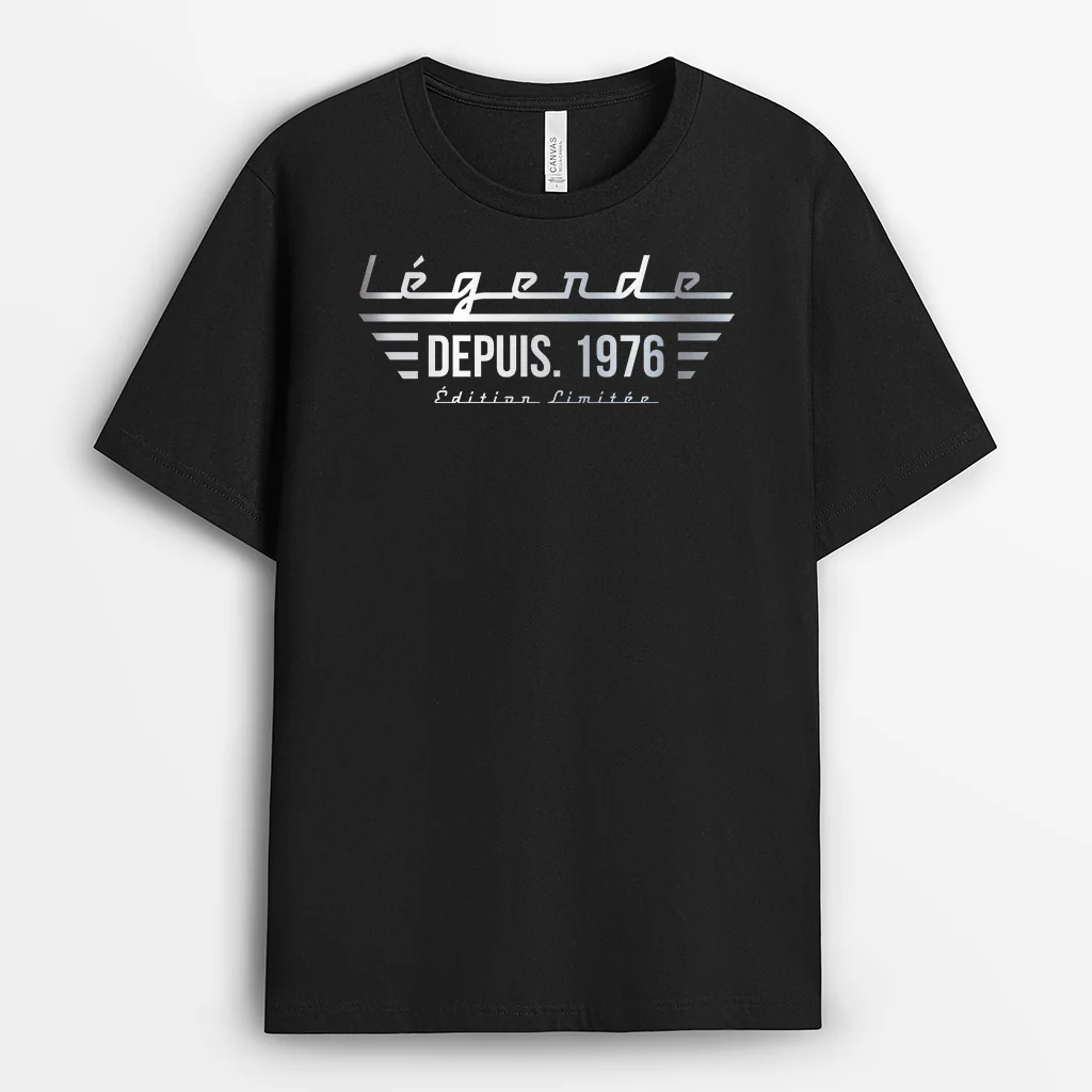 Tee Shirt Personnalisé Papa Papy - Légende Édition Limitée