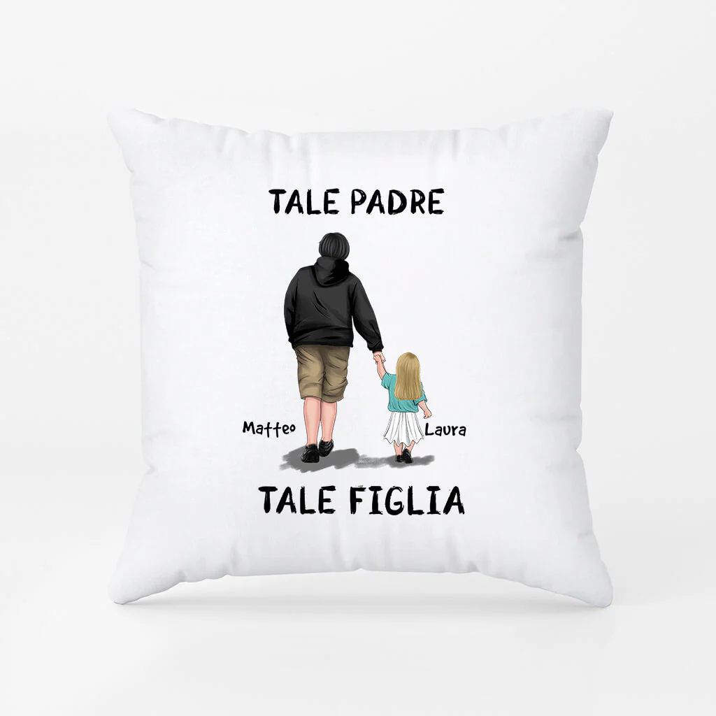 Tel Père Tel Fils - Coussin Personnalisé Pour Papa - Image 2