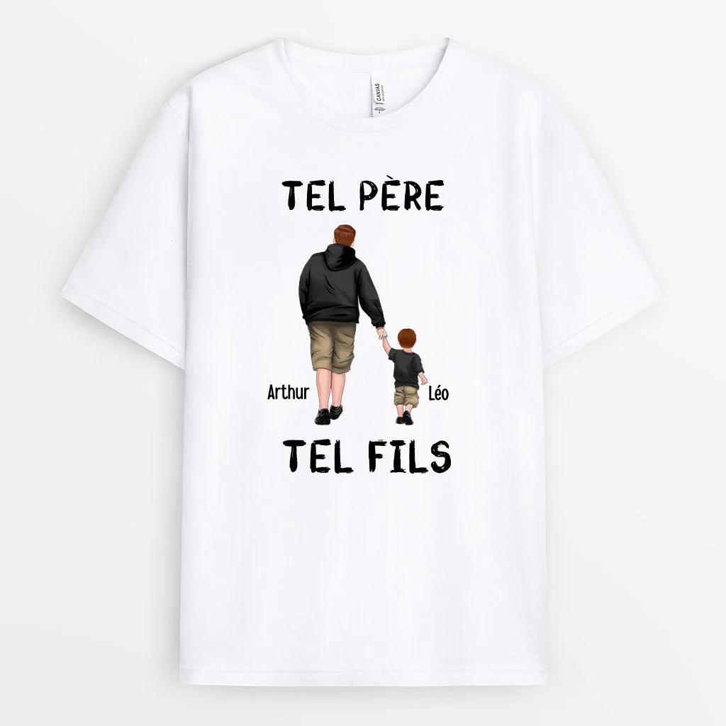 Tee shirt personnalisé – Tel père, tel fils (ou fille) - Image 2